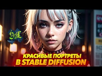 КРАСИВЫЕ ПОРТРЕТЫ в STABLE DIFFUSION