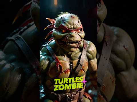 Черепашки-ниндзя+Зомби=??? #tmnt #marvel #dc