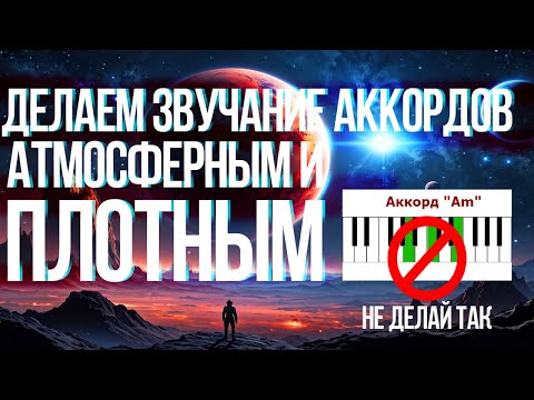 Как сделать чтобы аккорды звучали красиво, объемно и плотно на примере саундтрека