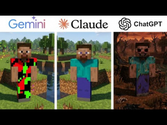 Нейросети Сделали МАЙНКРАФТ  ChatGPT vs Gemini vs Claude
