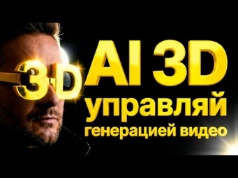 НОВЫЙ способ управления  ГЕНЕРАЦИЕЙ ВИДЕО с помощью AI 3D Обзор новых инструментов для генерации