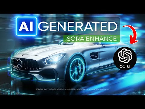 2025 Mercedes Benz AMG GT AI Generated Commercial SORA Enhance