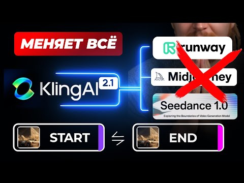 KLING 2.1: Лучший AI по 2 кадрам? НОВАЯ РЕАЛЬНОСТЬ! KLING 2.1: Лучший AI по 2 кадрам? НОВАЯ РЕАЛЬНОСТЬ!