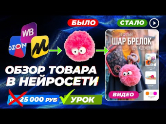 КАК АНИМИРОВАТЬ КАРТОЧКУ ТОВАРА ДЛЯ МАРКЕТПЛЕЙСОВ?  ОТ НЕЙРО-ФОТОСЕССИИ LORA ДО ПРОМО РОЛИКА