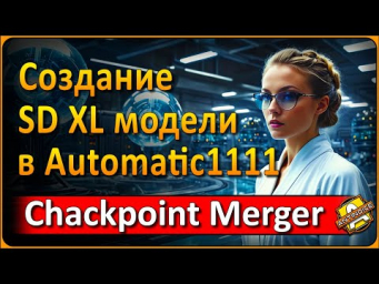 Создание SD XL Merge модели в automatic1111 / Chacpoint Merger / Гайд