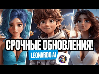 Большое обновление Leonardo AI. Превращаем себя в...