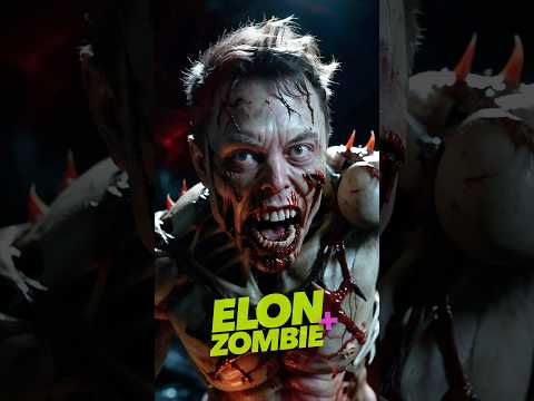 Илон Маск+Зомби=??? #elonmusk #marvel #dc