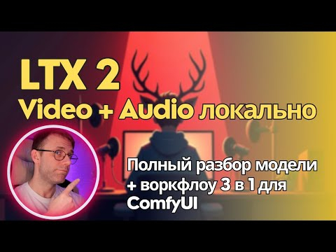 LTX 2 - Sora 2 / Veo 3 давай до свидания. Локальная модель для создания видео со звуком. В ComfyUI LTX 2 - Sora 2 / Veo 3 давай до свидания. Локальная модель для создания видео со звуком. В ComfyUI