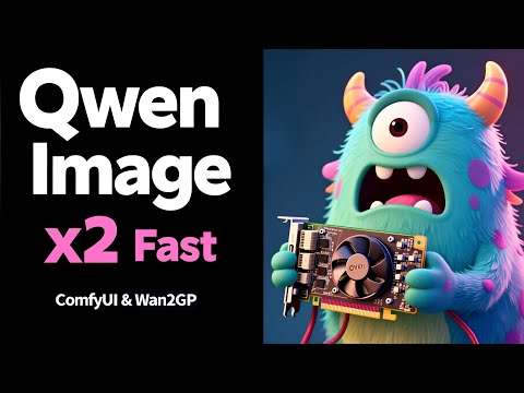 Qwen Image 2x Fast в ComfyUI и Wan2GP
