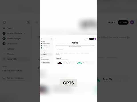 ChatGPT Скрывает Секрет? Открой GPTs Сейчас!