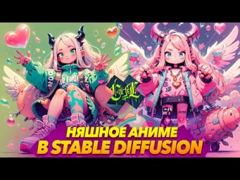 АНИМЕ в НЕЙРОНКЕ / STABLE DIFFUSION