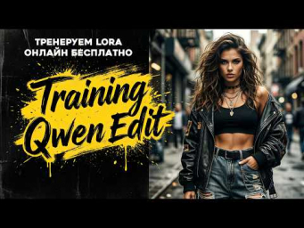 Тренируем Lora Qwen Edit бесплатно