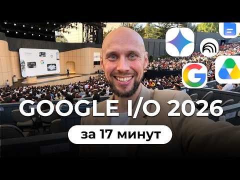 Презентация Google I/O 2026: Главное про ИИ! Презентация Google I/O 2026: Главное про ИИ!