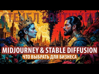 MIDJOURNEY vs STABLE DIFFUSION для БИЗНЕСА в 2025  Честное сравнение для коммерческих проектов