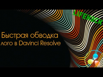 Как быстро создать обводку логотипа в Davinci Resolve