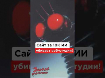 Сайт за 10к ИИ убивает веб-студии!