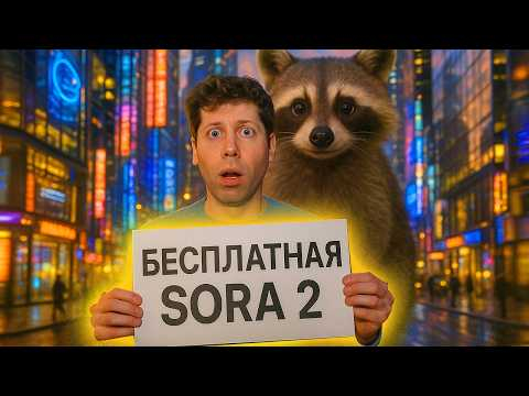 SORA 2&mdash;это ВЕСЕЛО! Как стать частью этого БЕЗУМИЯ БЕСПЛАТНО