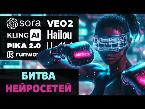БОЛЬШОЕ сравнение 7 нейросетей для генерации ВИДЕО!
