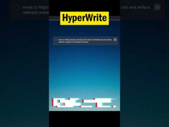 AI агент от HyperWrite, ходит по ссылкам, понимает контекст задачи. #seo #ai
