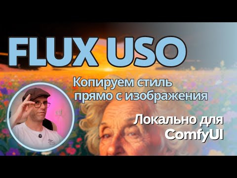 Flux USO - переносим стиль с одного изображения на другое. Бесплатно, локально в ComfyUI.