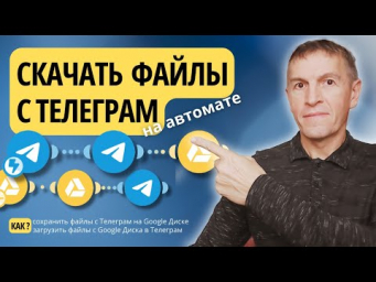 Как сохранять файлы с Telegram на Google Диске и загружать с Диска в Telegram на автомате