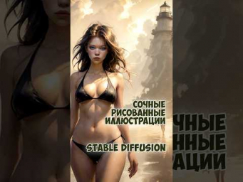 Сочные рисованные иллюстрации в STABLE DIFFUSION #stablediffusion #нейросеть #иллюстрации