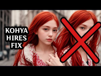 Забудь всё чему тебя учили! Kohya's Hires Fix! Stable Diffusion