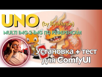 Uno - генерация img2img по референсам (перенос стиля, виртуальная примерка и т.д) Установка локально