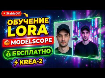 Обучение Krea2 Lora онлайн бесплатно на Modelscope Обучение Krea2 Lora онлайн бесплатно на Modelscope