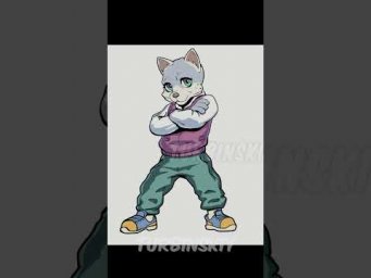 Cat drawing, detailing and painting #shorts