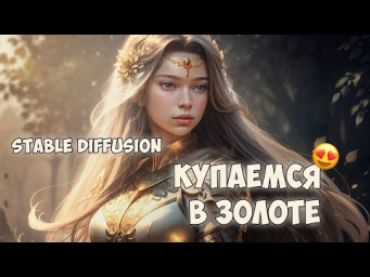 Золото в STABLE DIFFUSION  LoRA IvoryGoldAI