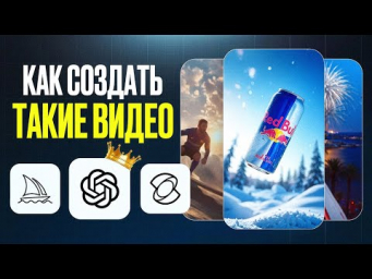 Как создать Видео в ChatGPT + Midjourney + KlingAi: Секретная связка Нейросетей. Инструкция