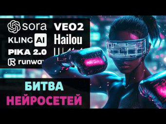БОЛЬШОЕ сравнение 7 нейросетей для генерации ВИДЕО!