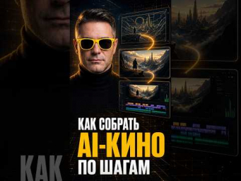 Как собрать AI-кино по шагам: от истории до монтажа Как собрать AI-кино по шагам: от истории до монтажа