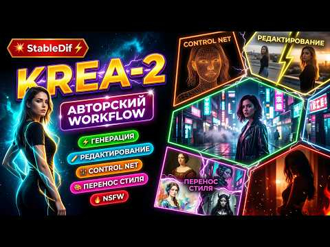KREA2 text 2 image, Edit, Controlnet, style transfer