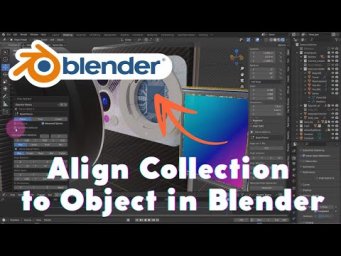 How to Align Collection to Object in Blender  Align Tools Add-on