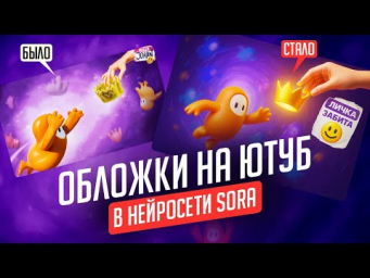 Обложки ДЛЯ ЮТУБА в SORA IMAGES