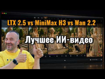 LTX 2.5 vs MiniMax H3 vs Wan 2.2: кто ЛУЧШЕ? Большой тест AI-видео в ComfyUI