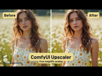 БЕСПЛАТНЫЙ АНАЛОГ MAGNIFIC UPSCALE в ComfyUI!