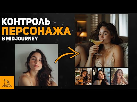 НОВЫЙ ПОДХОД к генерации! КОНТРОЛЬ персонажей в Midjourney!