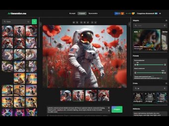 Рисуем вместе на ArtGeneration.me! Наша нейросеть для генерации изображений!