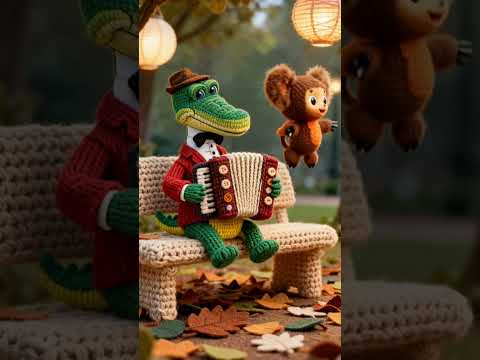 Крокодил гена и Чебурашка #ии #нейросети