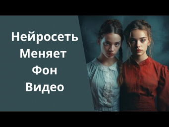 Фон видео легко заменить нейросетью