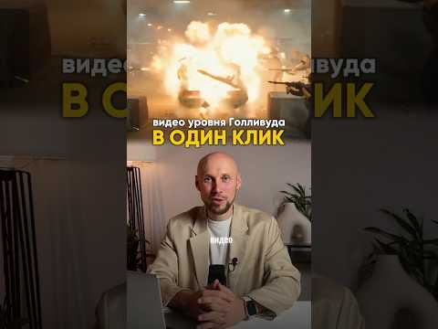 Видео уровня Голливуда в один клик, нейросеть&hellip; #искусственныйинтеллект #нейросеть