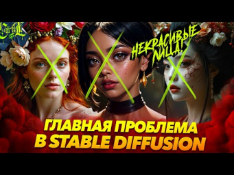 КАК ИСПРАВИТЬ ОДНОТИПНЫЕ ЛИЦА в STABLE DIFFUSION