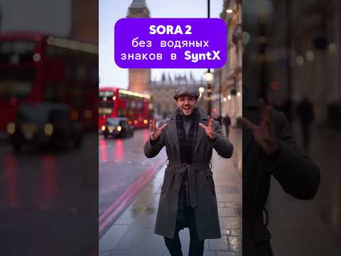 Sora 2 без водяных знаков в Syntx