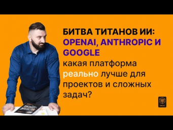 Google УДИВИЛ! NotebookLM+Gemini 2.0 vs ChatGPT vs Claude &mdash; честный обзор от разработчика ИИ-решений