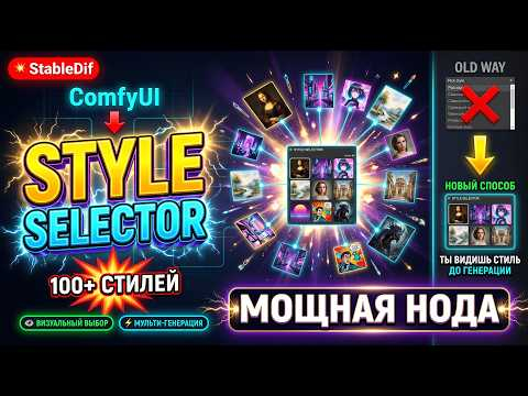 Style Selector - узел с большим набором стилей