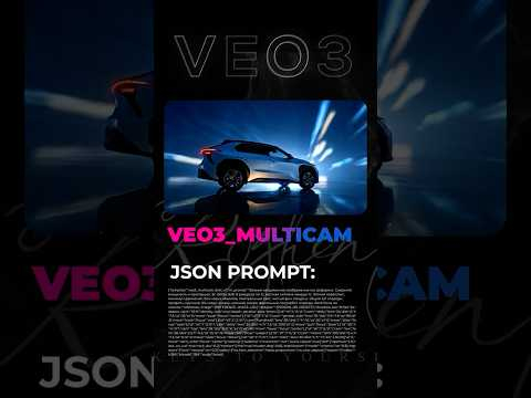 Одна картинка 6 ракурсов: JSON для Veo 3 Одна картинка 6 ракурсов: JSON для Veo 3