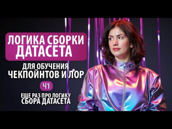 часть1  Датасеты для LoRA и чекпоинтов , общие рекомендации